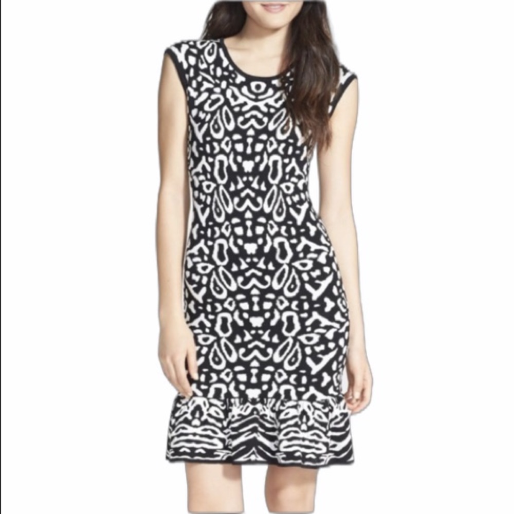 NWT Felicity & Coco Black and White Selia Dress